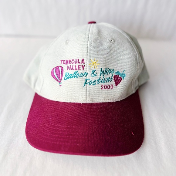 Vintage Y2K Temecula Valley Balloon & Wine Festival 2000 Hat - Picture 1 of 6